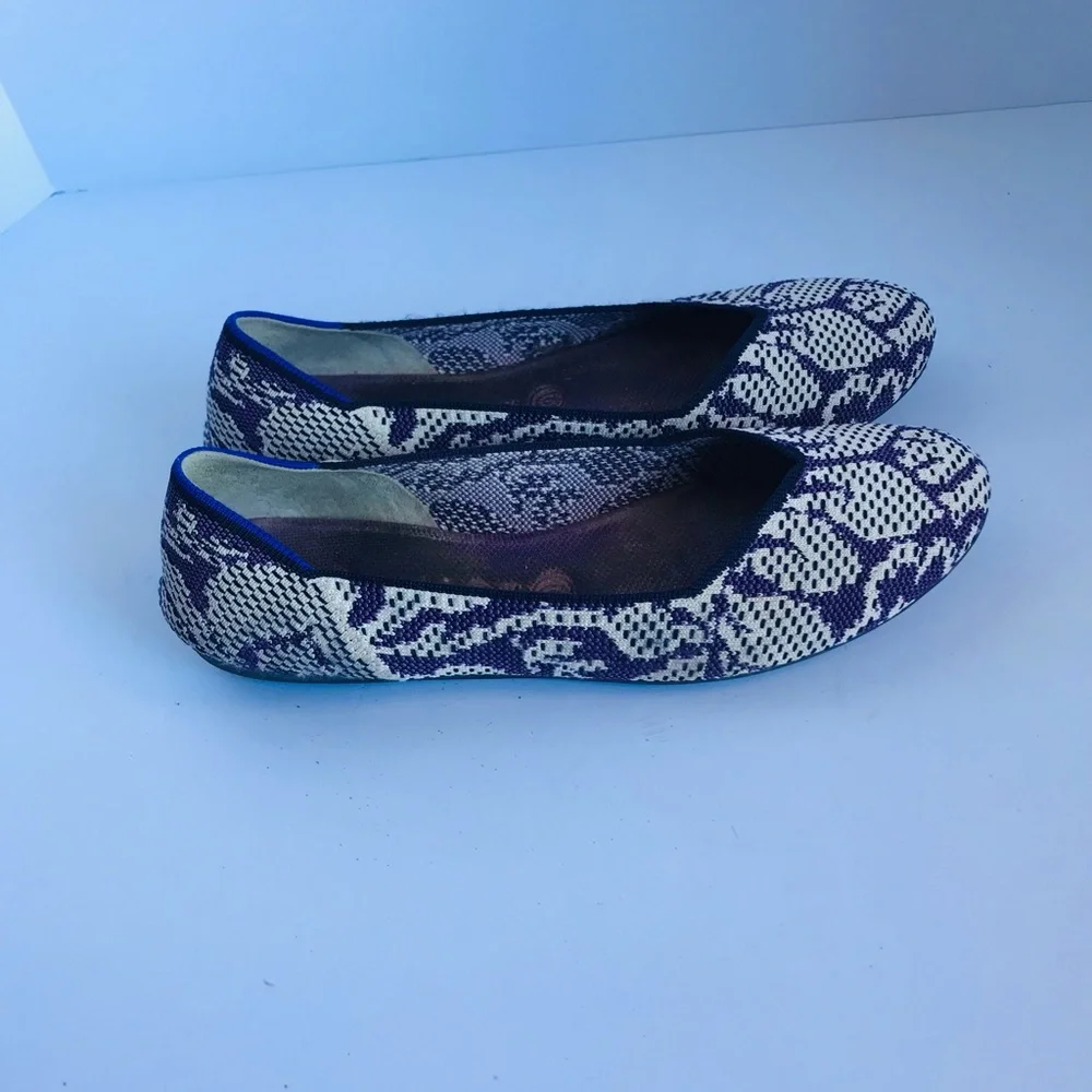 Rothy's The Flat Violet‎ Round Toe Floral Wisteria